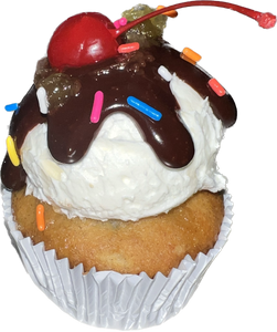 Banana Split Cupcakes