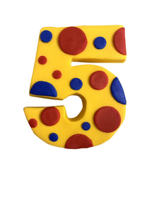 Custom Fondant Number