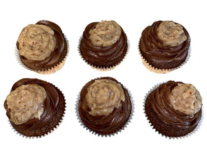 German Chocolate Cupcake