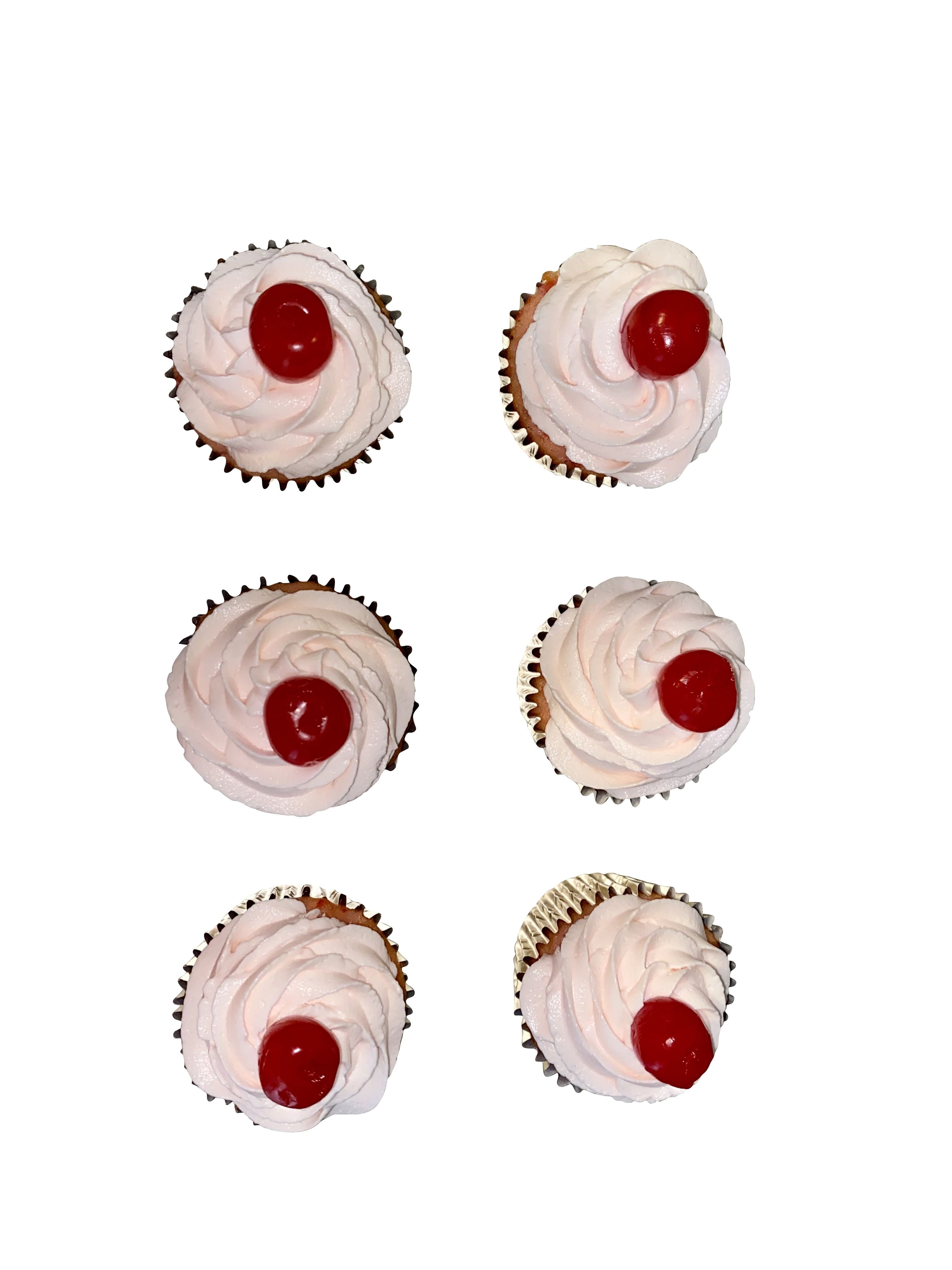 Maraschino Cupcakes
