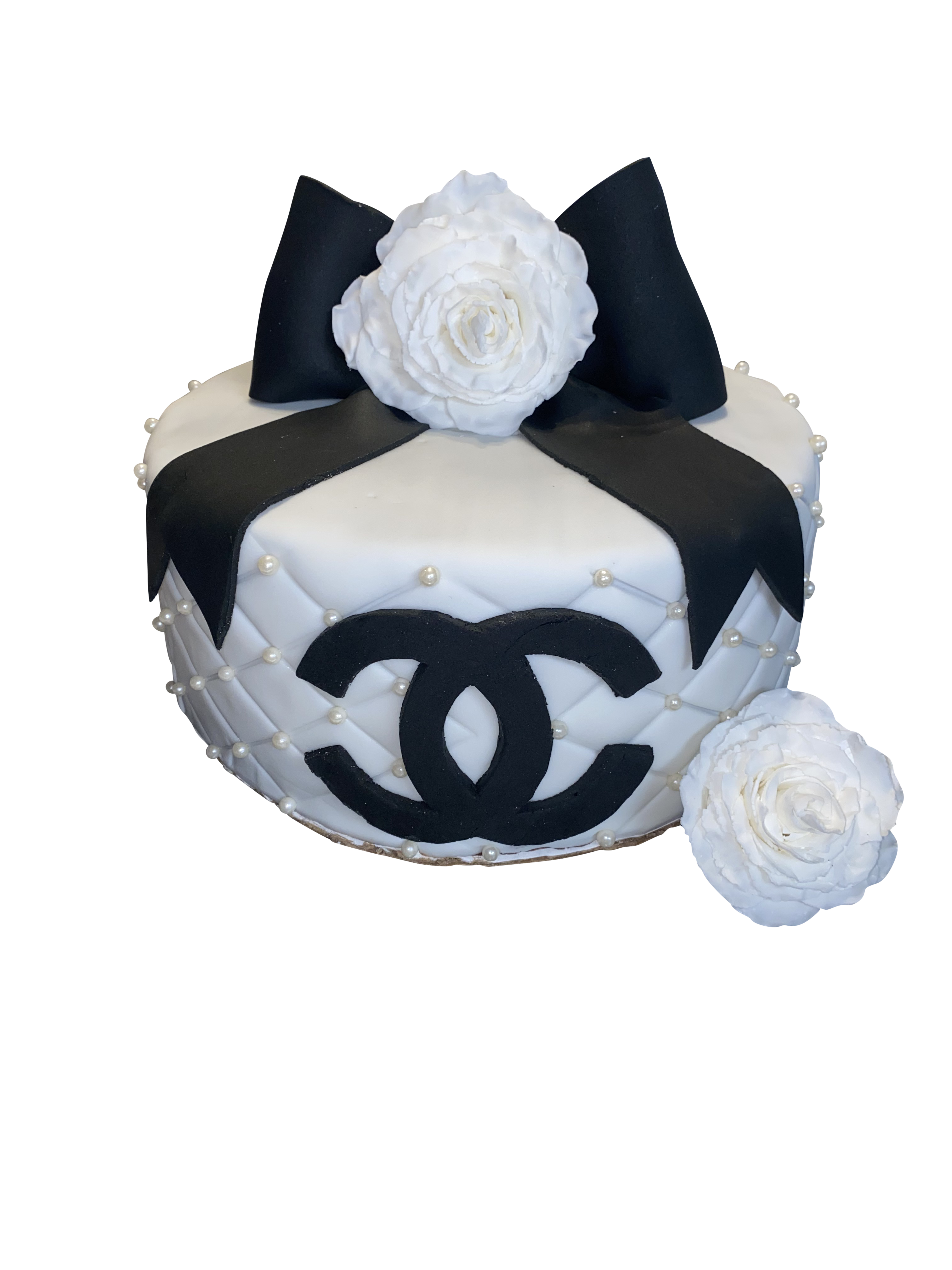Chanel Inspired 18th Birthday cake - Decorated Cake by - CakesDecor