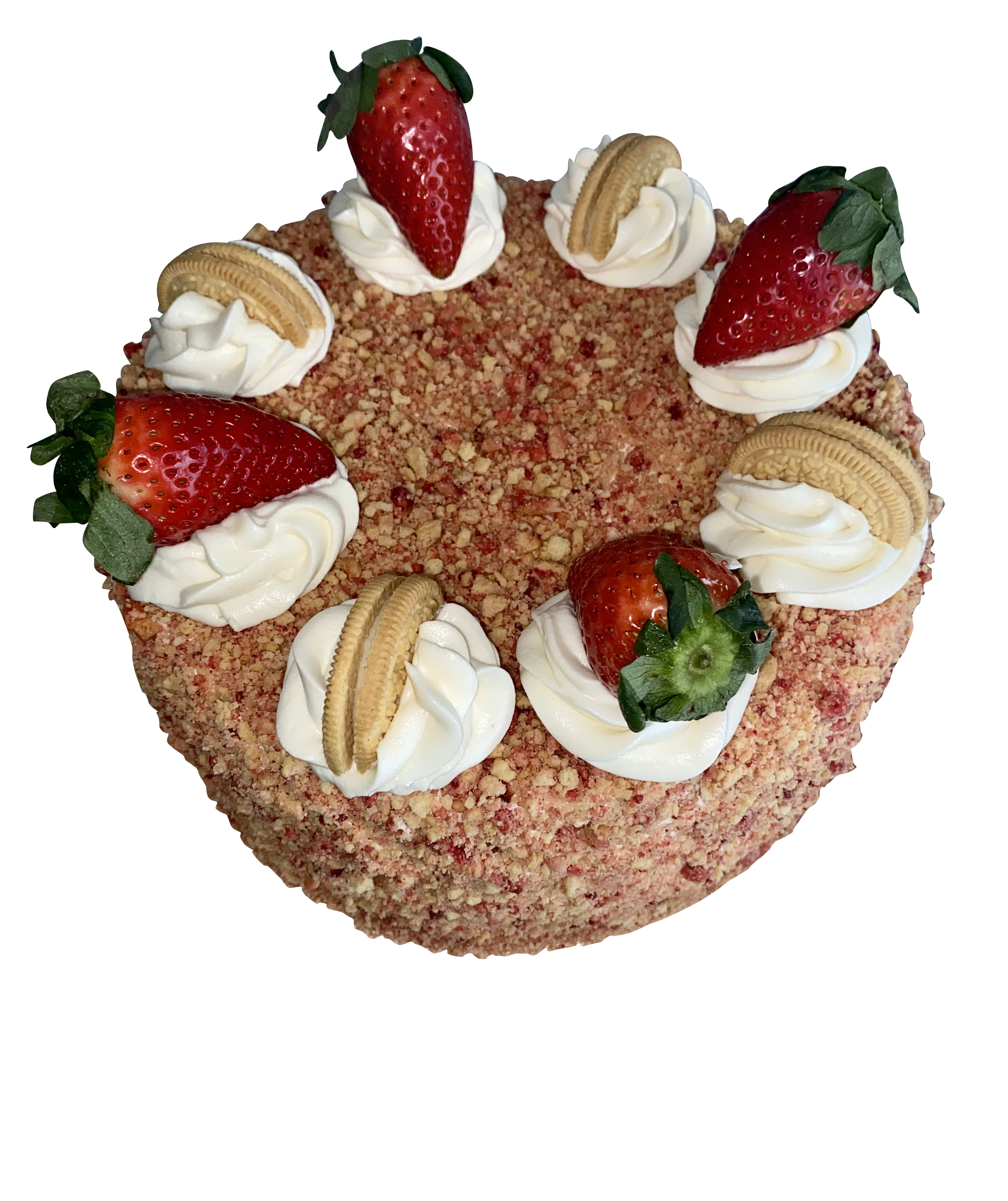 Strawberry Shortcake Cheesecake Cake