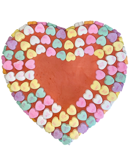 Conversation Hearts Cake